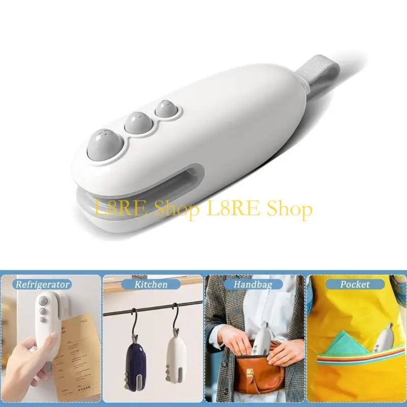 L8RE من السهل استخدام جهاز ختم حرارة فعال لتوبيخ الأكياس للمنزل والسفر