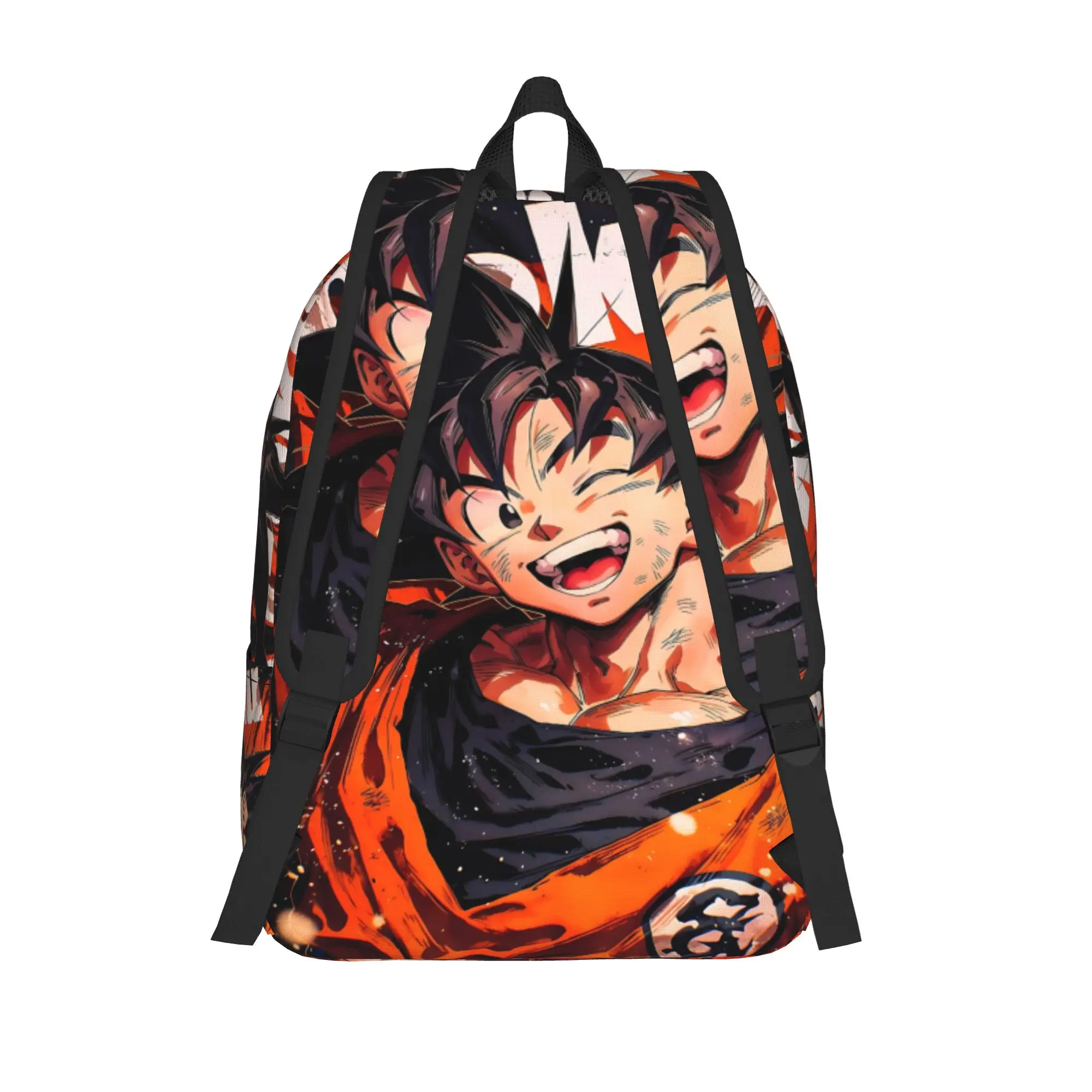 Fashion Dragon Ball Super Saiyan Goku Backpack  Mochilas Good Quality School Zipper Closure Rucksack