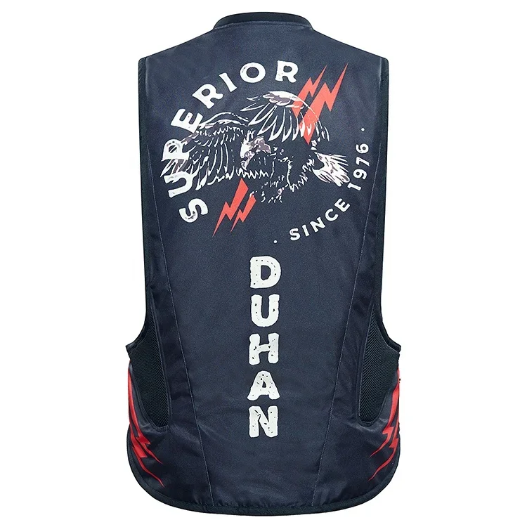 DUHAN 2020 New Design Black Slow Rebound Back Protector Motorcycle Vest Airbag