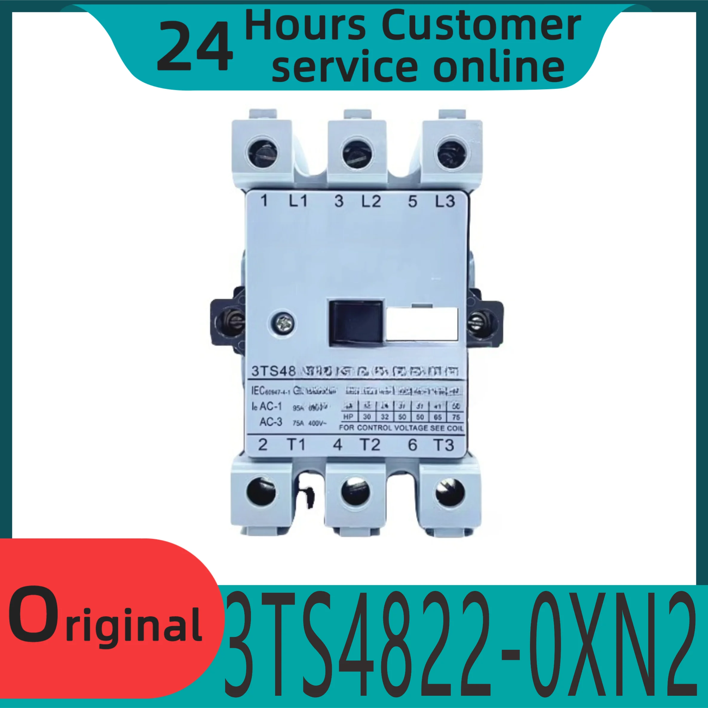 

New original 3TS48 AC contactor 3TS4822 3TS4822-0XN2 2 open and closed 220V