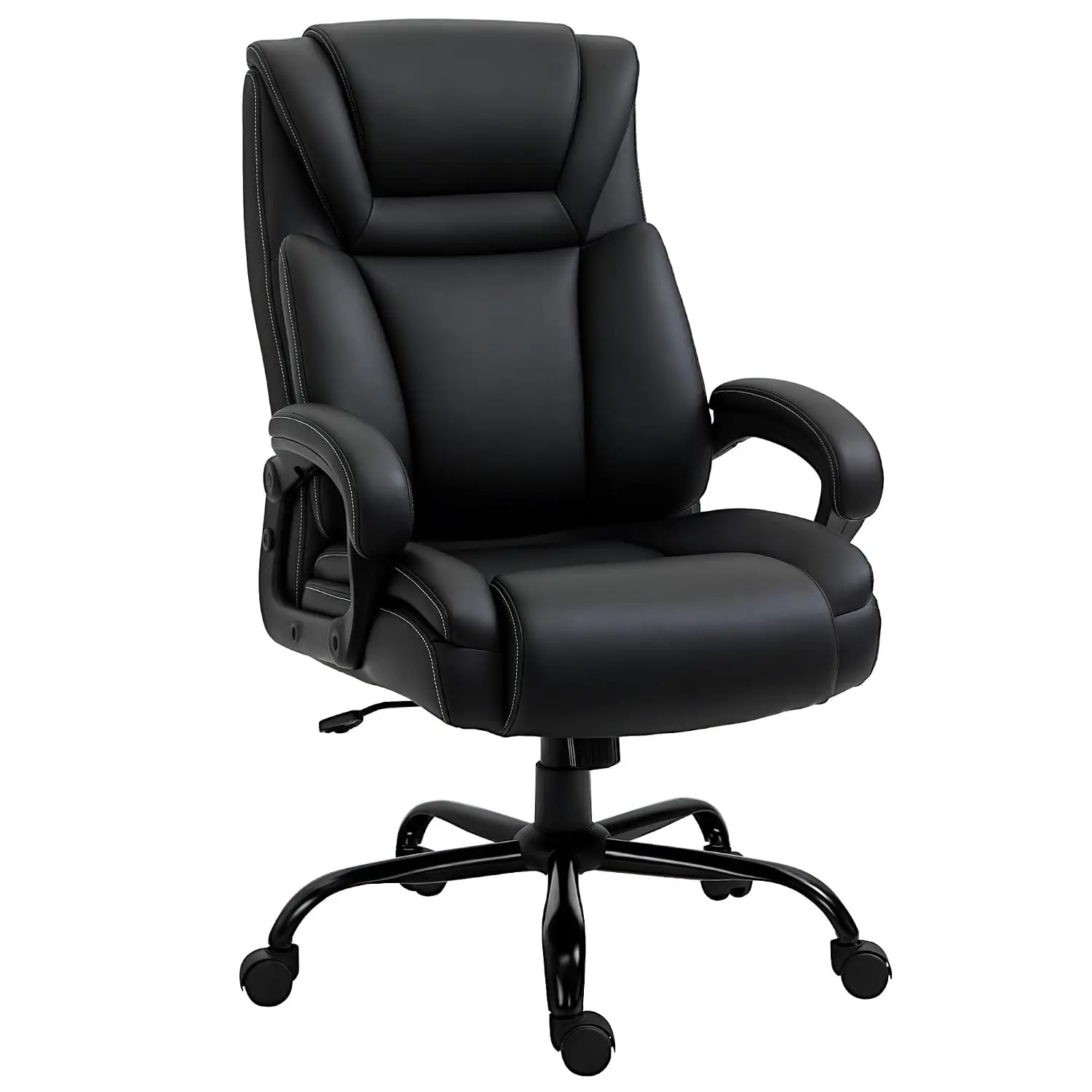 Vinsetto Big & Tall 400lbs Executive Office Chair with Wide Seat Black, Customized