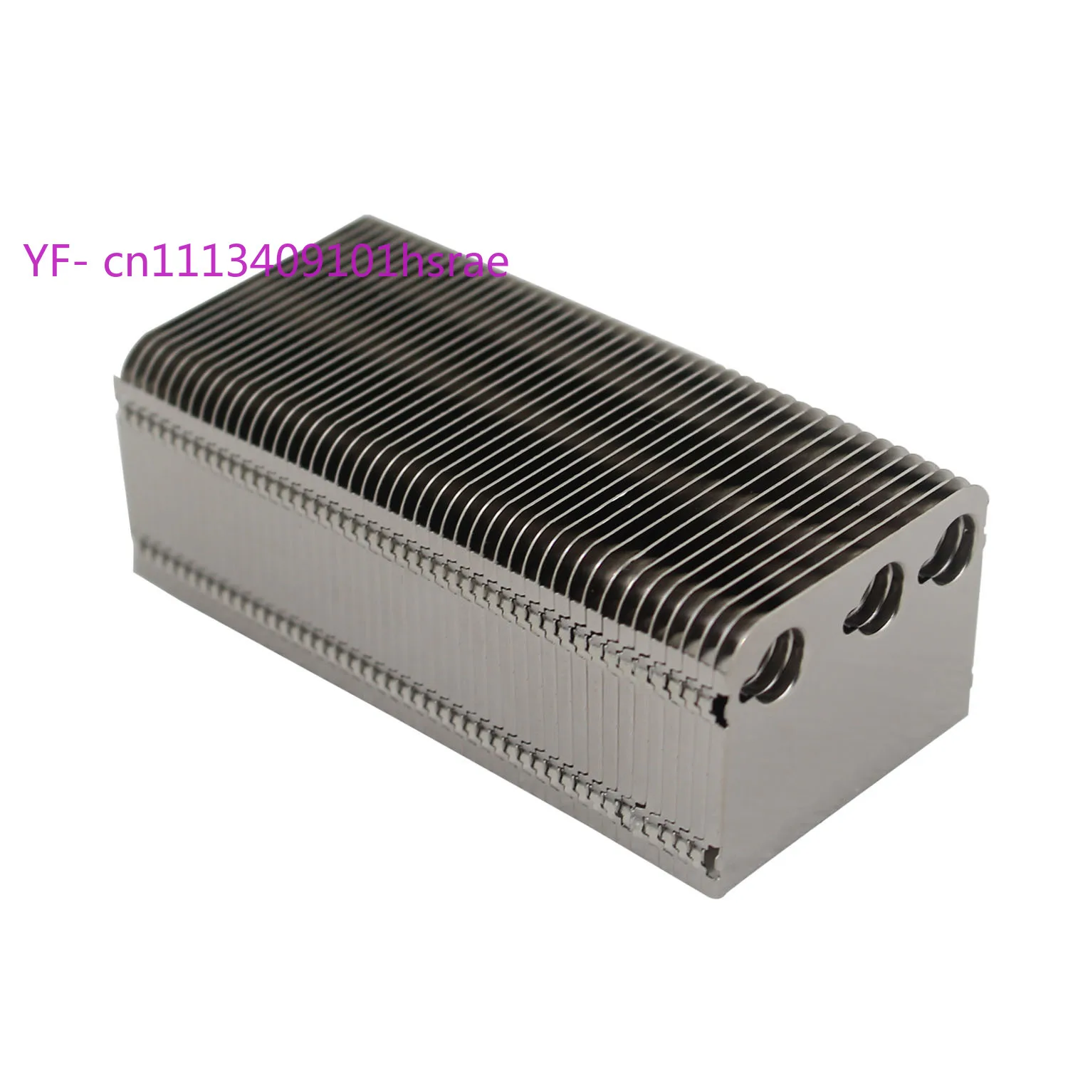 3-Hole Aluminum Heat Sink Fin Heat Pipe Exchanger Computer Water Cooling Radiator System