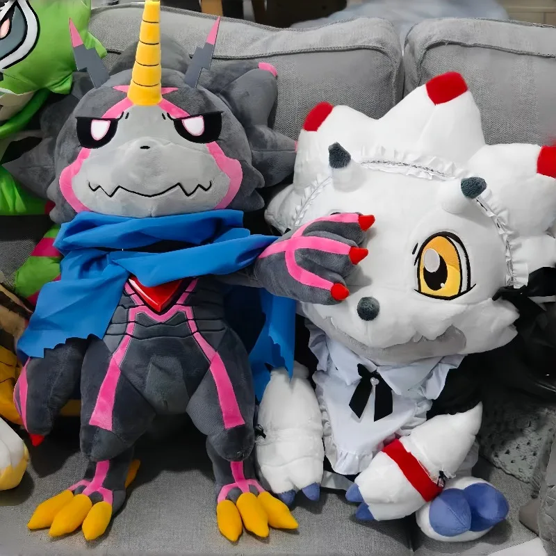 Cartoon Gulus Gammamon 50cm Anime Plush Stuffed Doll Kawaii Gammamon Room Decoration Plushies Cute Pillow Christmas Toy Gift