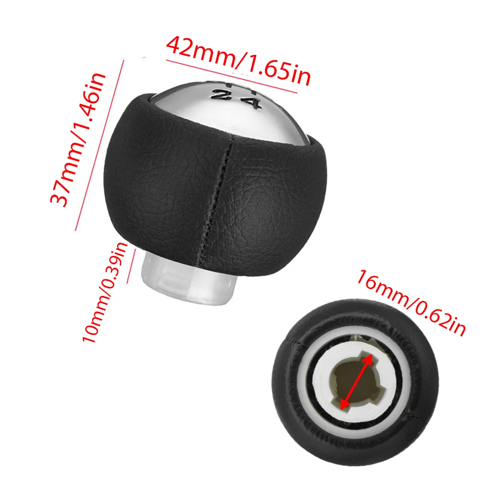 5/6 geschwindigkeit Schaltknauf Schaltknauf Auto Schalthebel 307 Getriebe Kopf Für Peugeot 307 308 407 5008 807 Citroen C3 C4 C5 Auto Zubehör