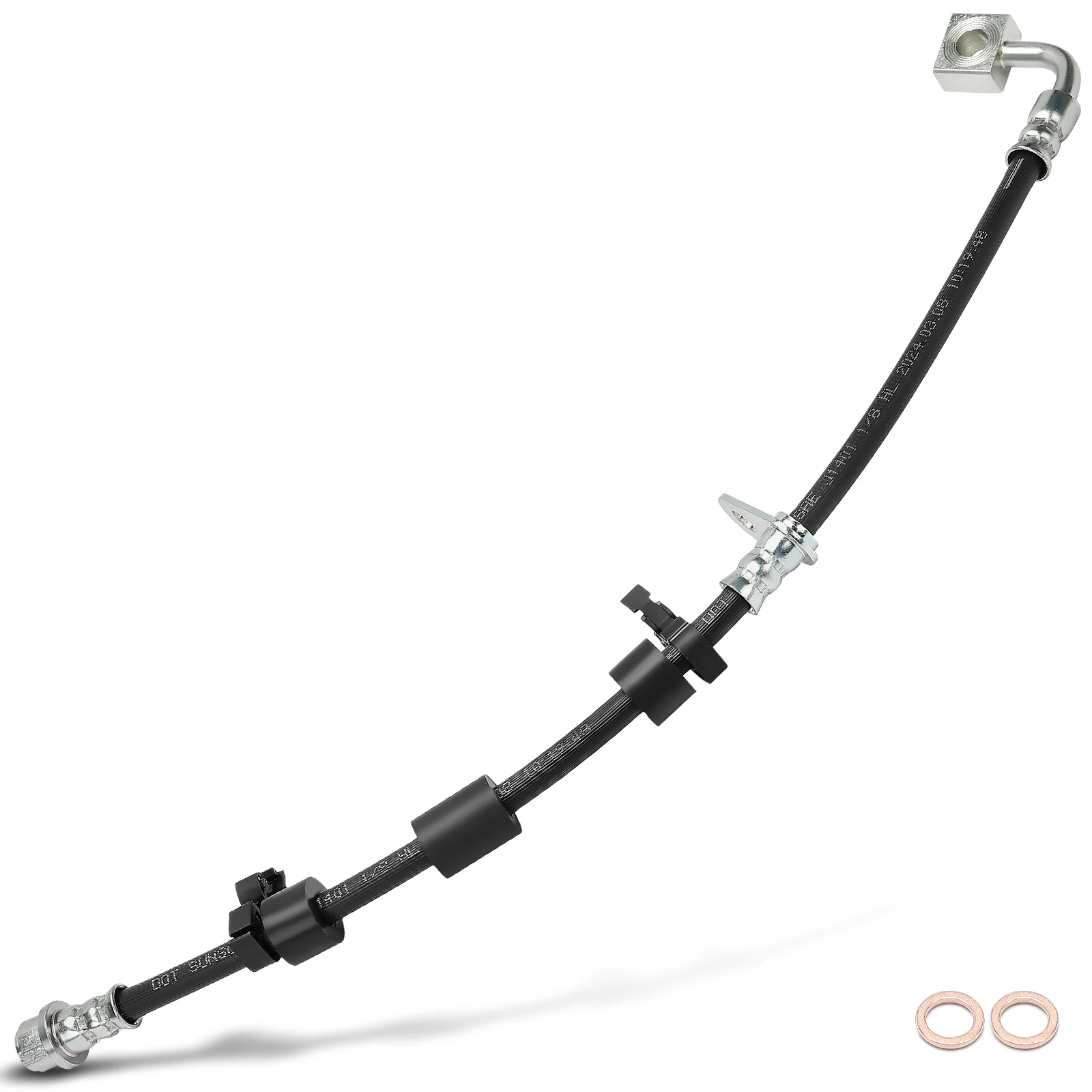 A-Premium Front Driver Side Brake Hydraulic Hose wor RPO Code GNA for Buick LaCrosse 2017