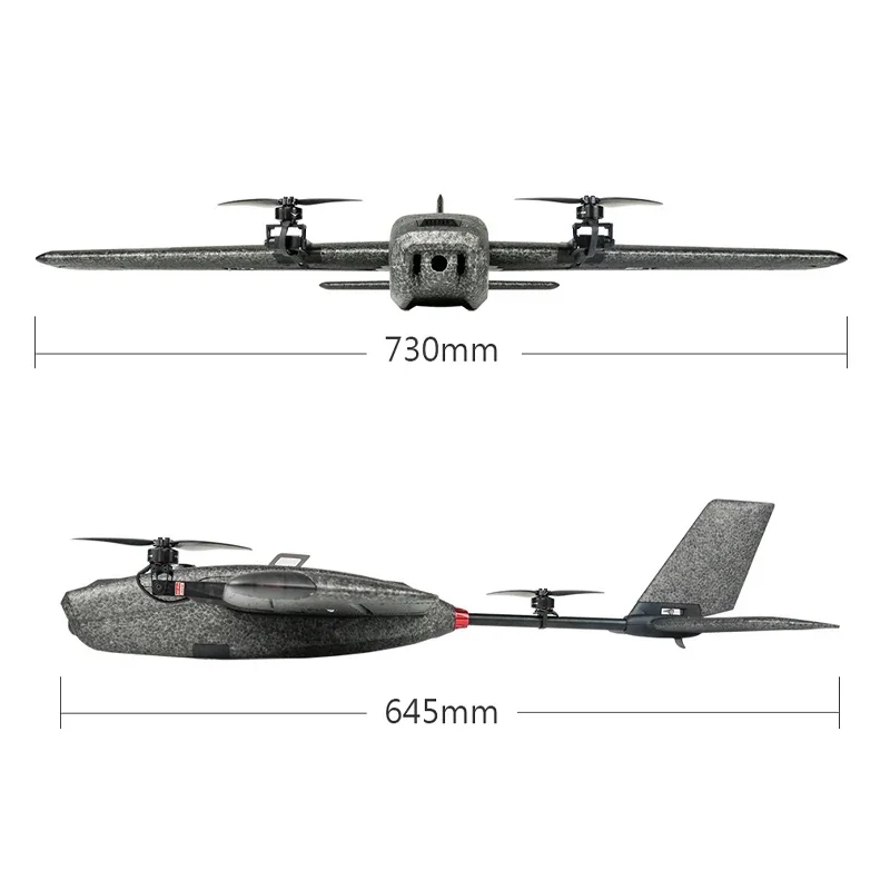 HEEWING T-1 VTOL Vertical Lift PNP Semi Assembly with Flight Control FPV Fixed Wing Y3 Vertical Takeoff and Landing Airplane