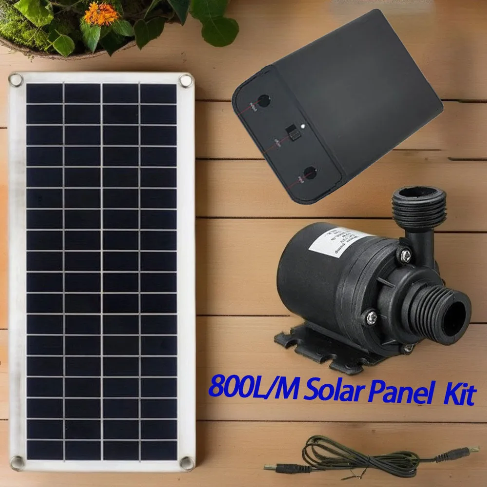 Solar Operated Water Pump System 12V 30W For Garden Irrigation Pond Fountain Renewable Energy Outdoor Water Circulation Tool