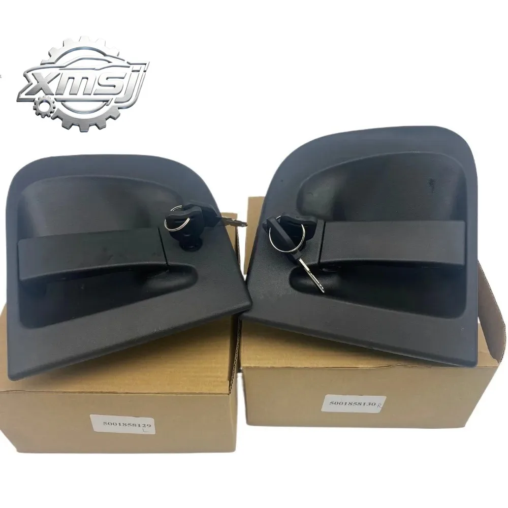 

OE: 5001858130 5001858129 manija de puerta Exterior de camión para Renault Midlum Premium KERAX DAF LF45 LF55