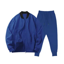 2025 Men's Fitness Sports Style Outdoor Casual Zipper Set In Stock