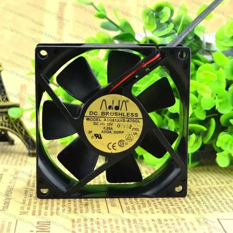 for ADDA Xiexi 8025 DC12V 0.25A AD0812HS-A70GL Power Cooling Fan