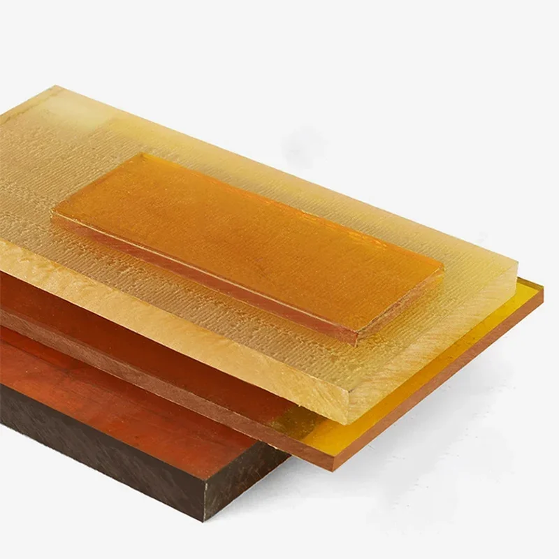 Matériau PEI de couleur ambre : adapté aux poignées de couteaux faites maison, poignées d'outils pliantes et feuilles PEI