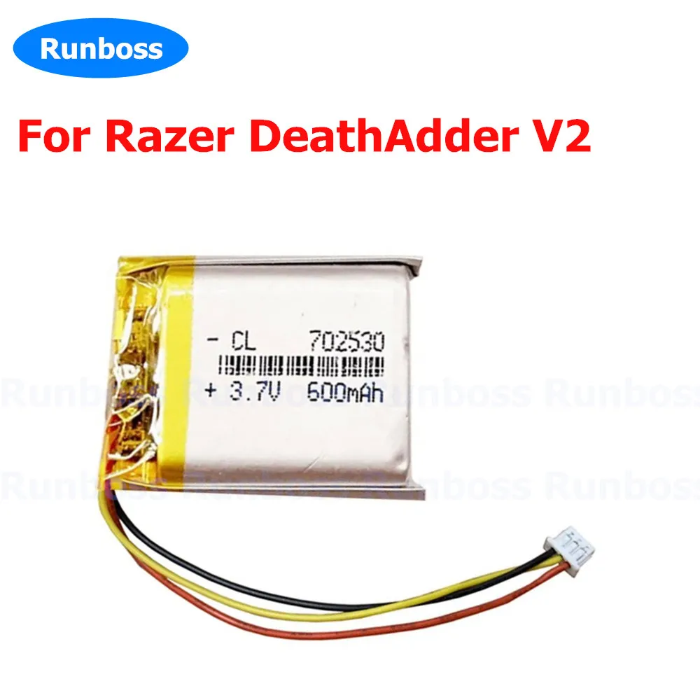 Replacement 600-1000mAh Battery For Razer DeathAdder V2 / Viper V2 Pro / BASILISK ULTIMATE Wireless Bluetooth Game Mouse AKKU