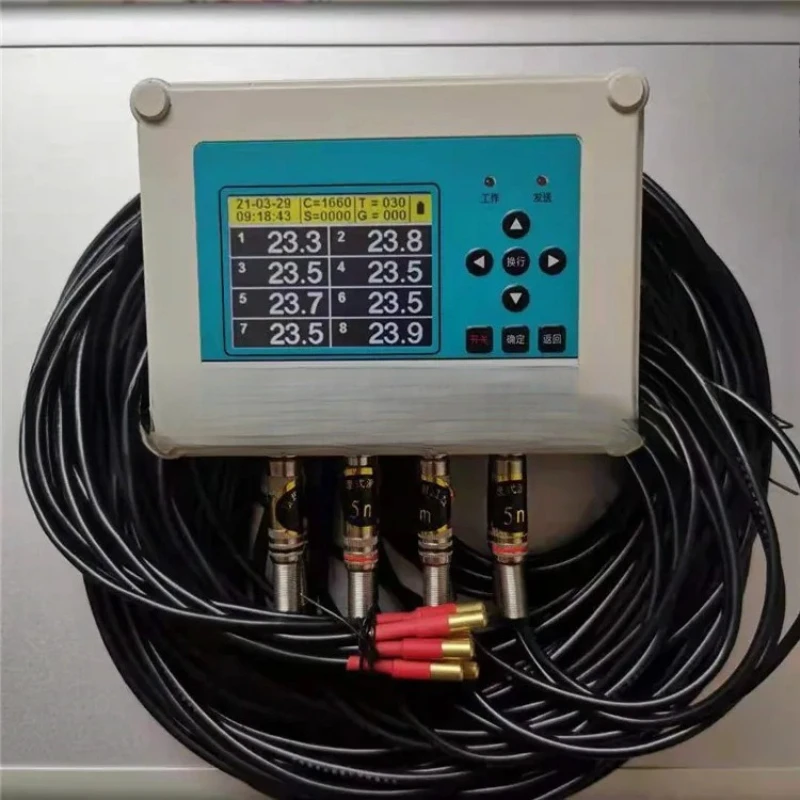 

Mass concrete thermometer Wireless multi-channel thermometer Integrated pouring bridge pile foundation thermometer