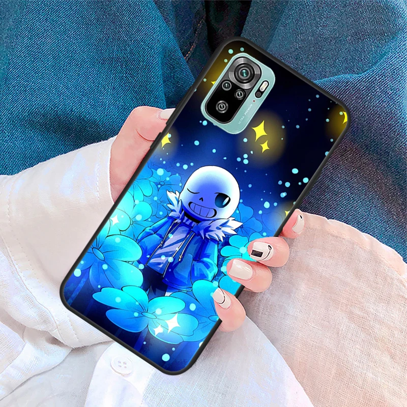 Undertale Sans Case per Xiaomi Redmi Note 11 10 9 8 12 Pro Plus 9S 10S 11S 12S Cover per Redmi 12C 10 9 C