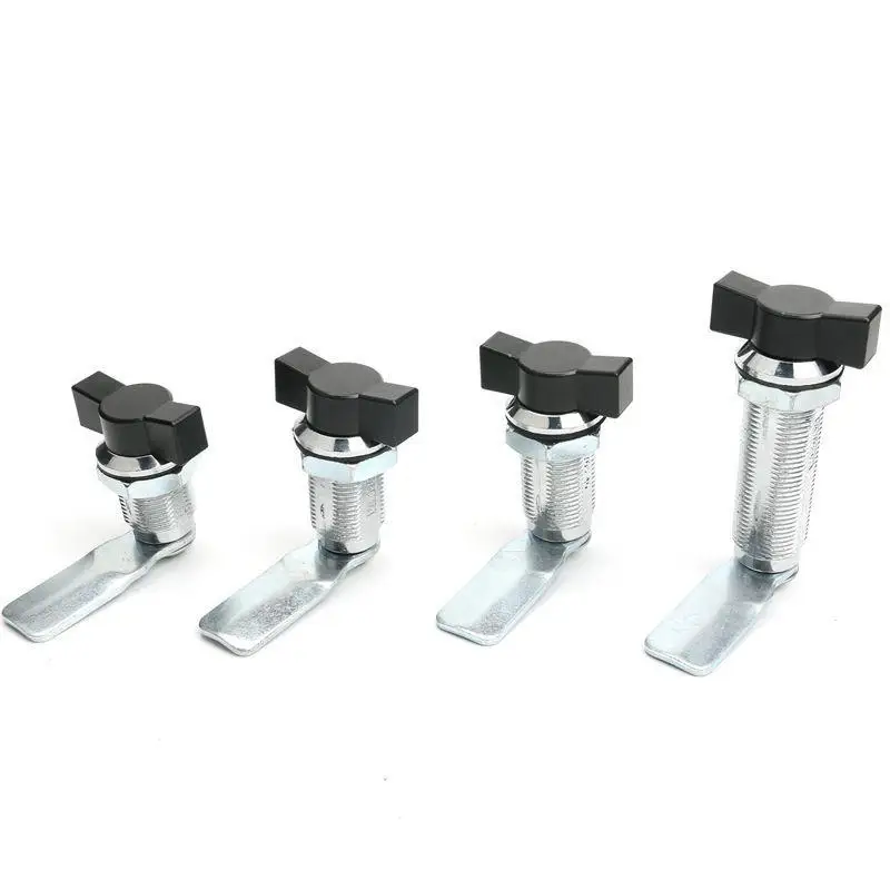 Black Keyless Handle Lock Is Used In Electric Cabinet, Industrial Cabinet, Cabinet Distribution Box Rarelock MA098 G1