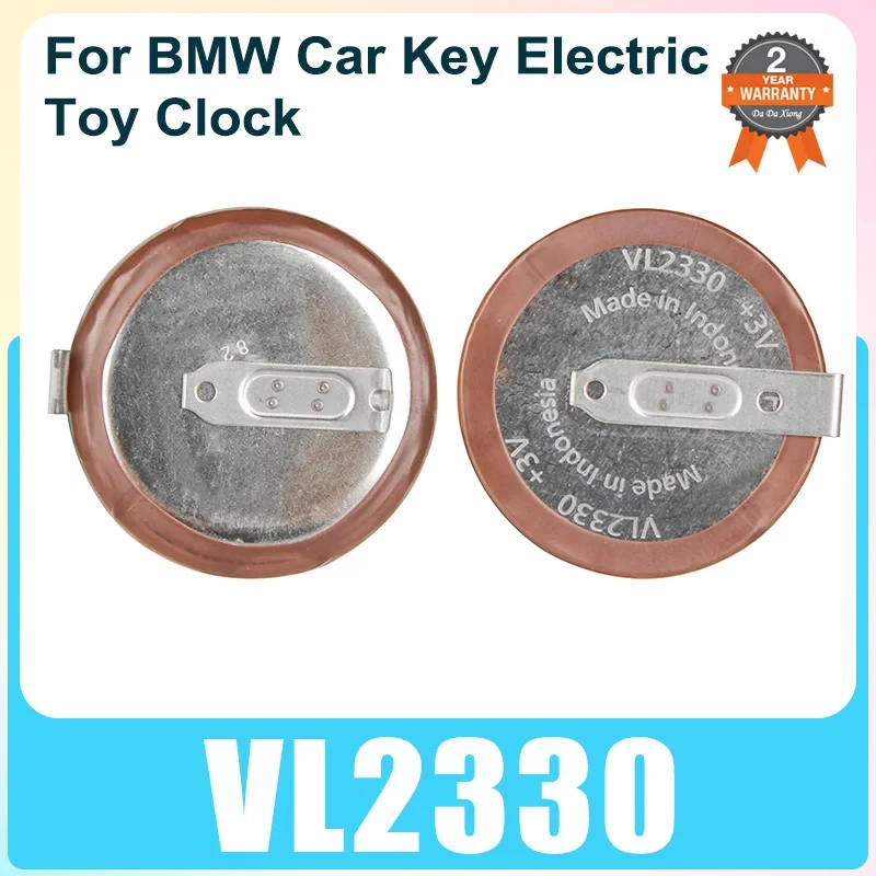 Совершенно новый для Panasonic 3 В VL2330 ML2330 50 мАч 180 градусов ножки литиевая аккумуляторная батарея для BMW ключ от машины электрические игрушечные часы