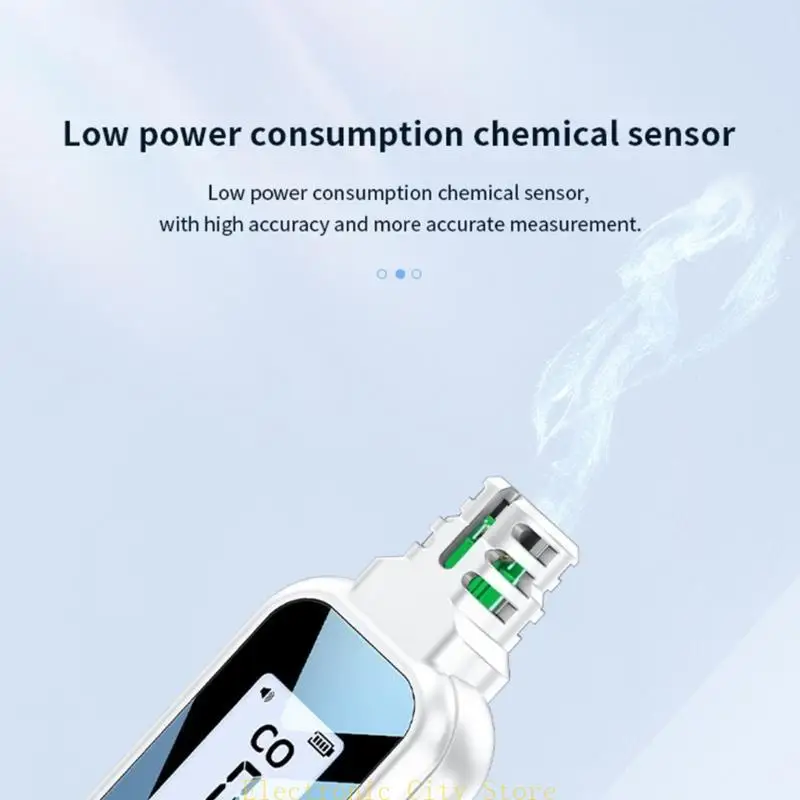 ポータブルカーボン検出器スキャナーバッテリー電源、大きなディスプレイ、エネルギーエネルギー産業セーフHU8Dに対する高感度の高感度
