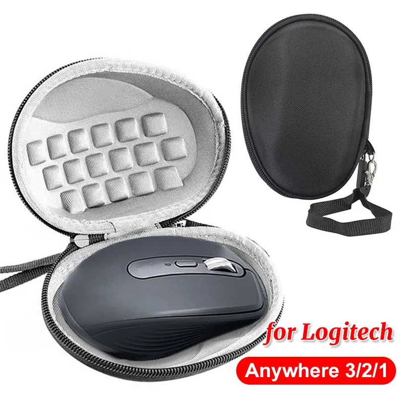 Portable Hard EVA Travel Case for Logitech MX Anywhere 3 Waterproof Dustproof Moistureproof Mice Bag for Logitech Anywhere 3 2 1