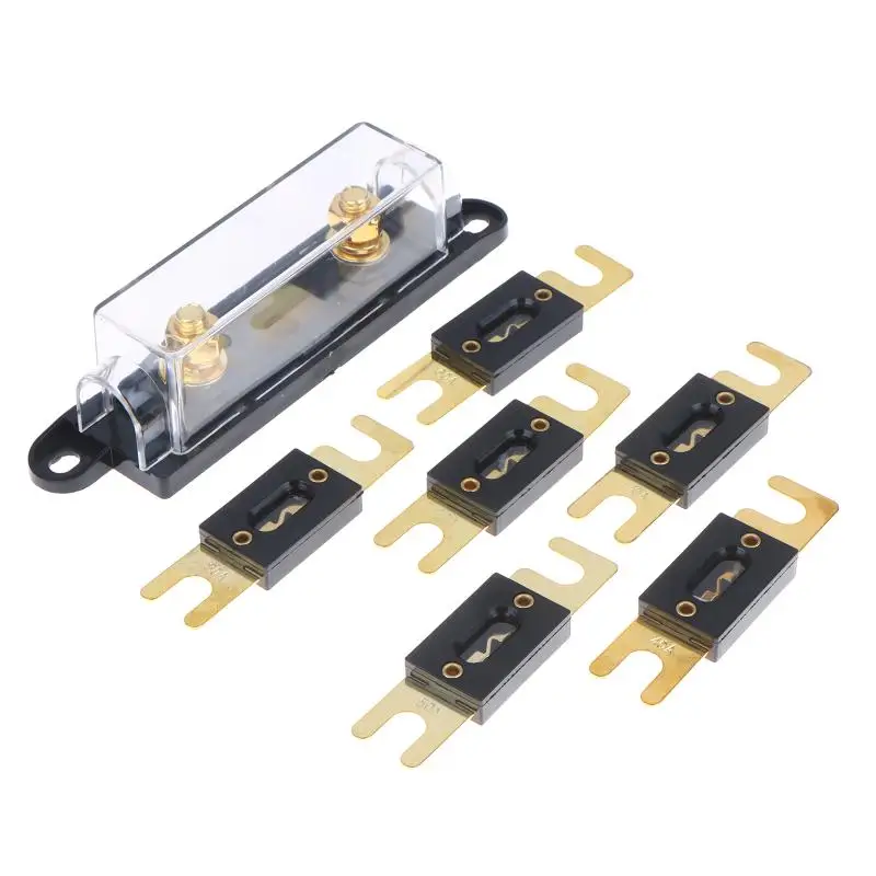 ANL Fuse Holder Bolt-on Automotive Fusible Link with Fuse for Camper Van Off-grid Solar Power System Setup