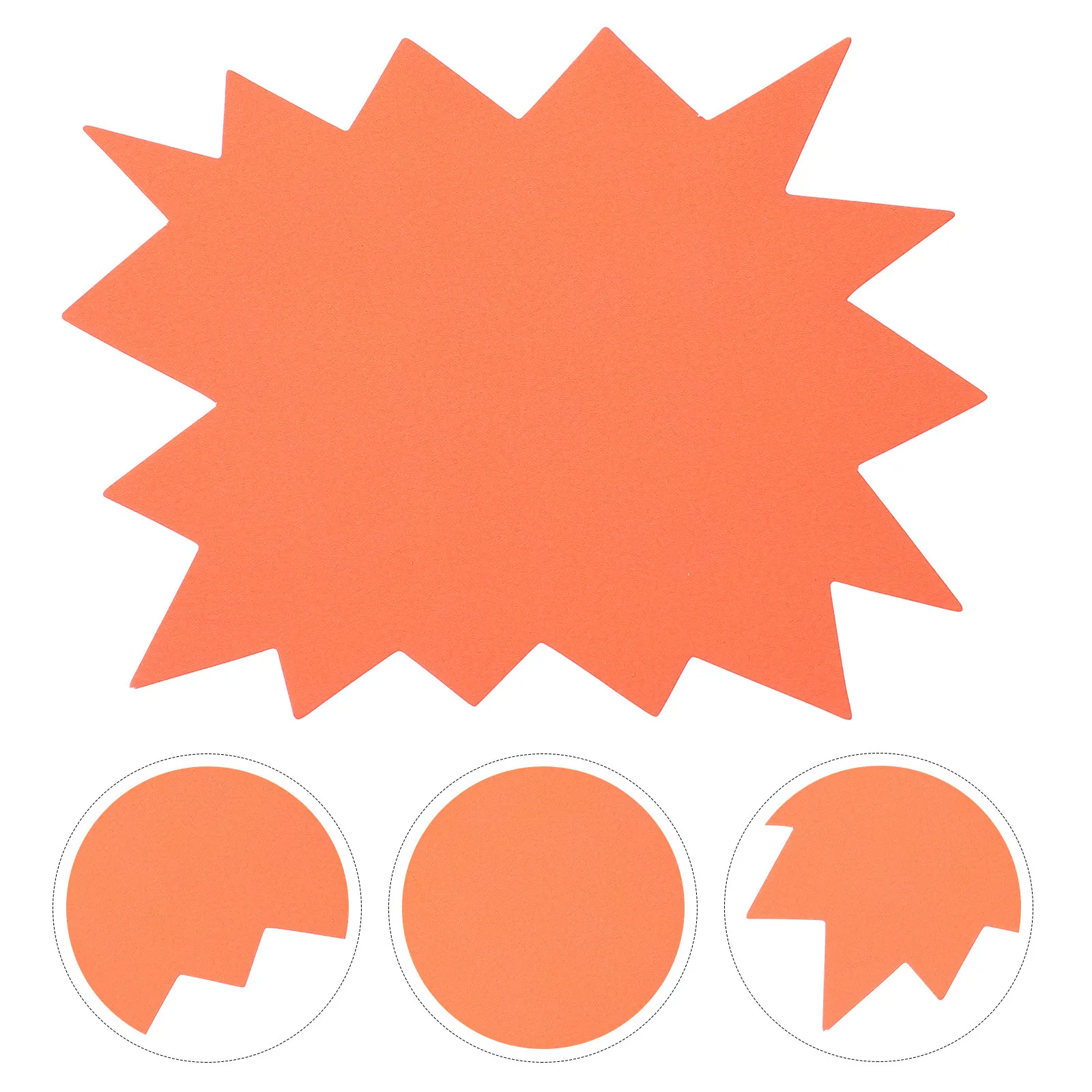 

30Pcs Explosion Style Sale Tags Highly Visible Fluorescent Price Labels for Retail Fundraising Garage Sale Shop