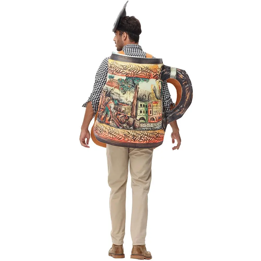 زي مهرجان البيرة التقليدي، أدوات تنكرية مضحكة، زي للعب الأدوار، زي هالوين بأسلوب الوالدين والطفل، زي مسرحي عرقي