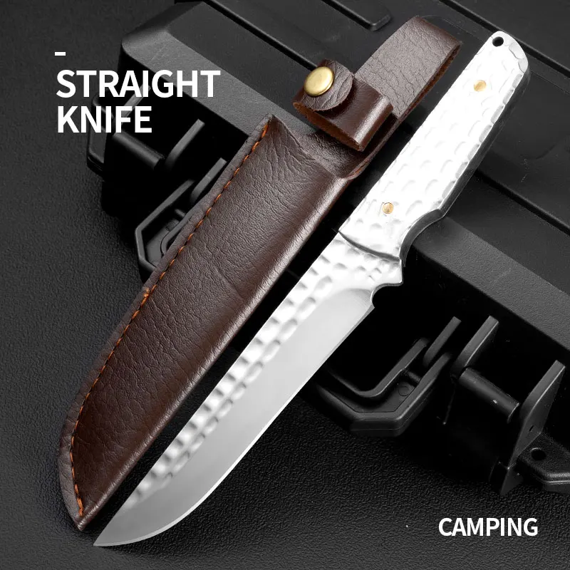 Multi-purpose Cutting Knife, Outdoor High-Hardness Military Tactical Knife, Self-Defense, Survival Knife, The Best Gift to Men