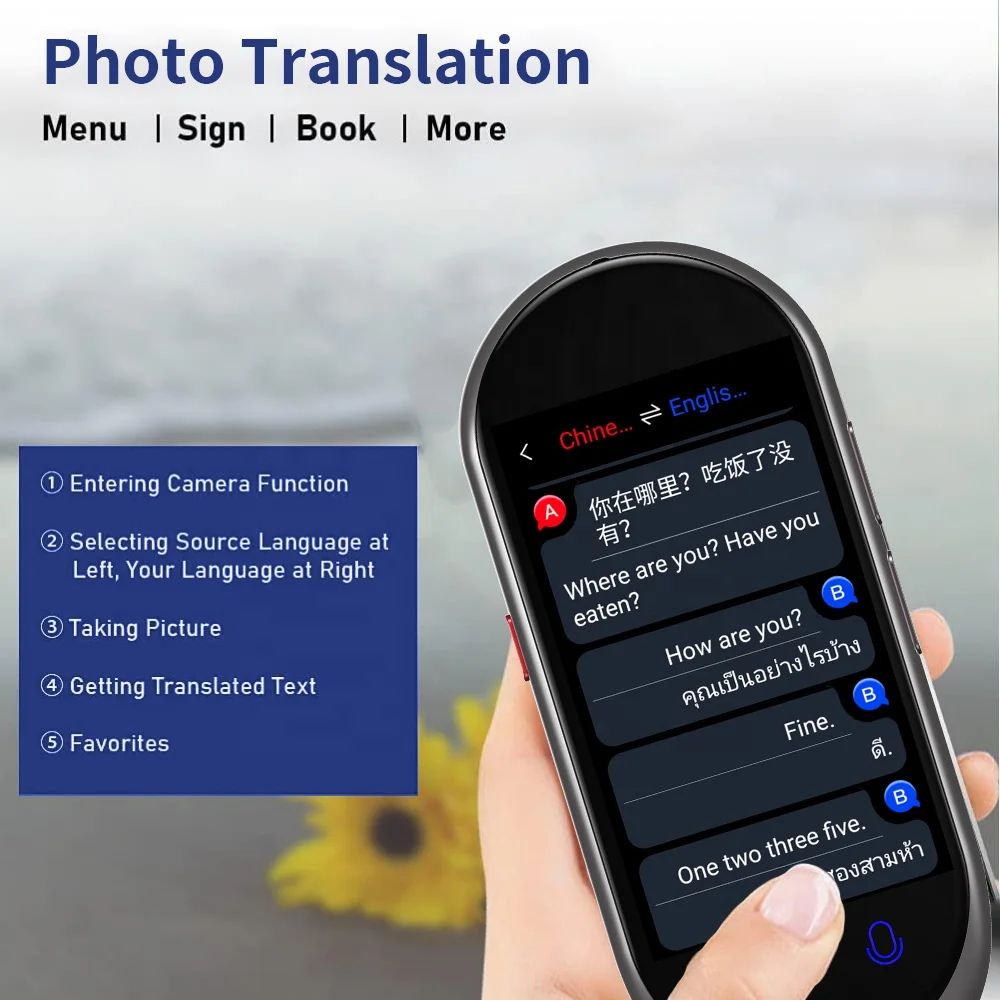 GPT-صوت مترجم دعم 4G بطاقة SIM ، السفر العالمي حاليا الترجمة ، الدردشة A10 ، الدعم في وقت واحد ، الأكثر مبيعا