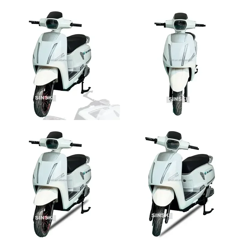 Electric Delivery motorcycle 2000W With Leather Seat Square headlights