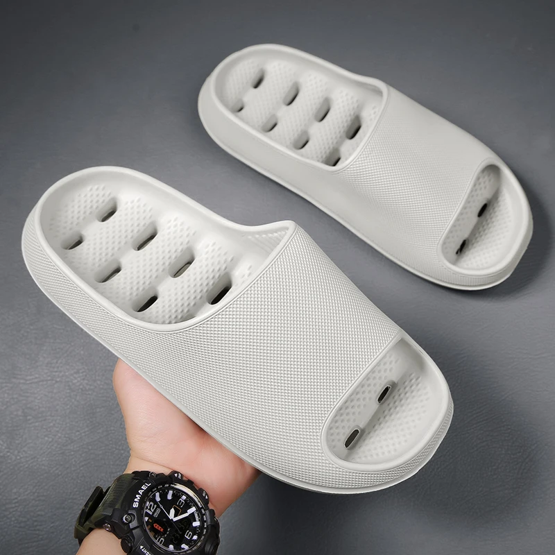 EVA slippers, non-slip, deodorant, home bath slippers, bathroom hotel, hollow leaking slippers for men and women, summer
