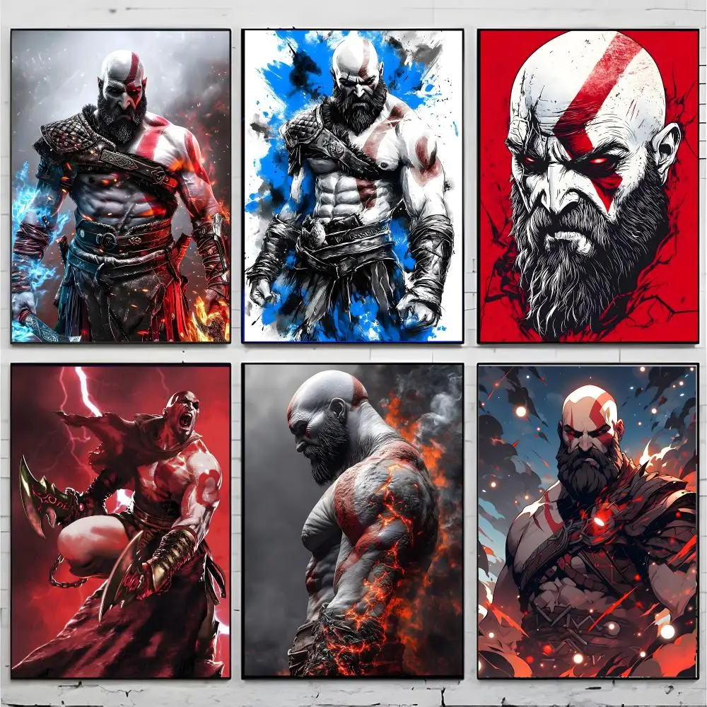 Game Mythology God Of War Poster Superior Home Space  Indoor Decorative Art & Home Decor