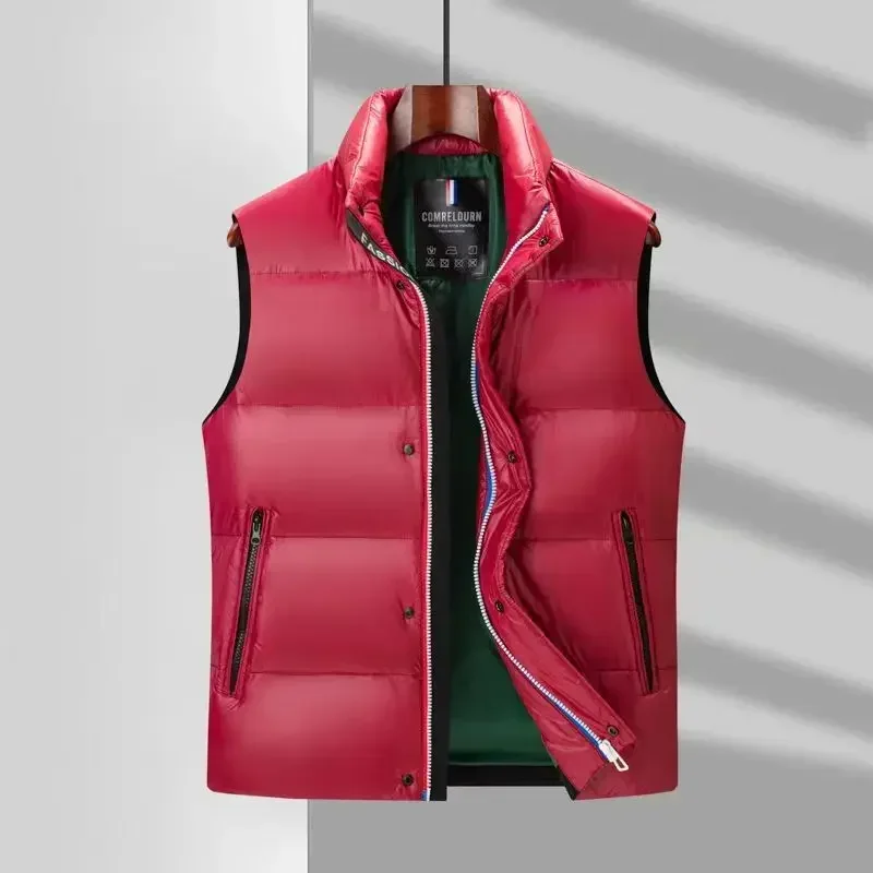 Men's Winter Down Jacket Men's Sleeveless Jacket Duck Down Male Padding Vest Man Dress Men's Clothing New in Coats Down