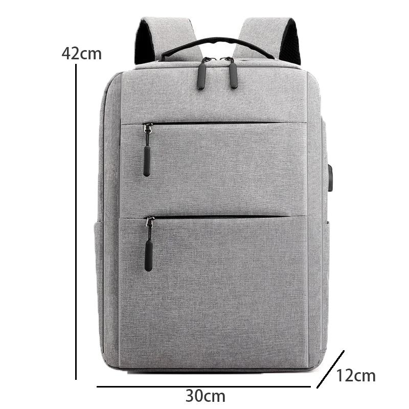 Mochila impermeável para notebook para homens, bolsa de negócios multifuncional, carregamento USB, mochila de filme casual, 2023