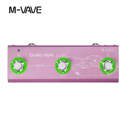 M-VAVE Tank Mini Multic Effect Guitar/ Bass Pedal Support IR and OTG Recording,Built-in Cab,Amp,Mod,FX,Delay and Reverb Effects