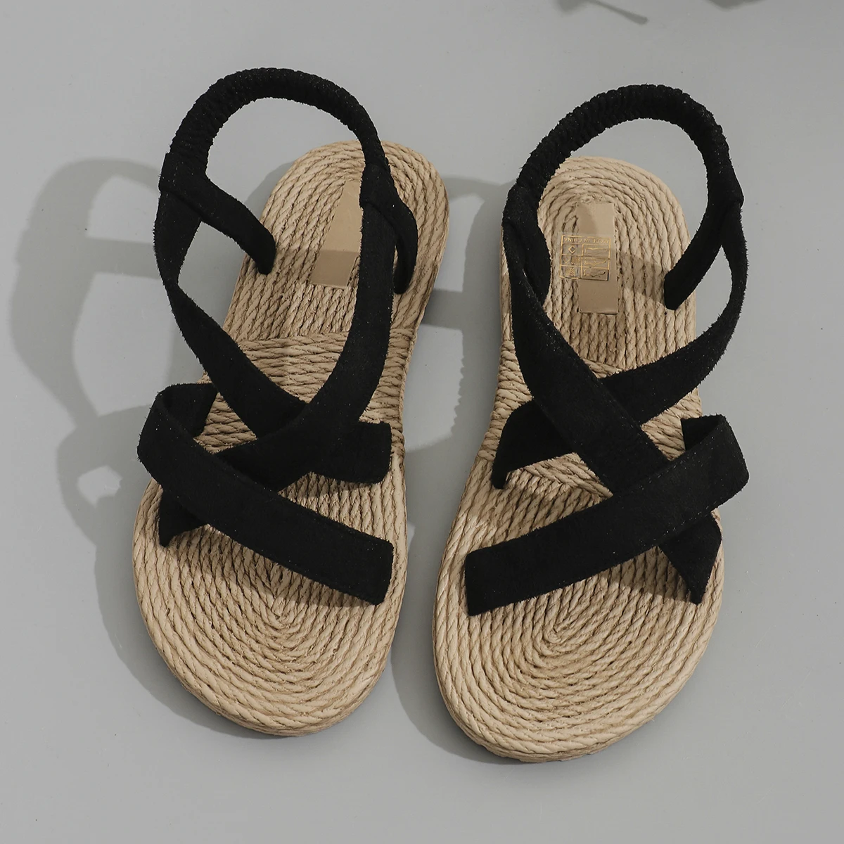 Women\'s fashion trend non-slip wear soft sole cool lightweight mid-heel sandals