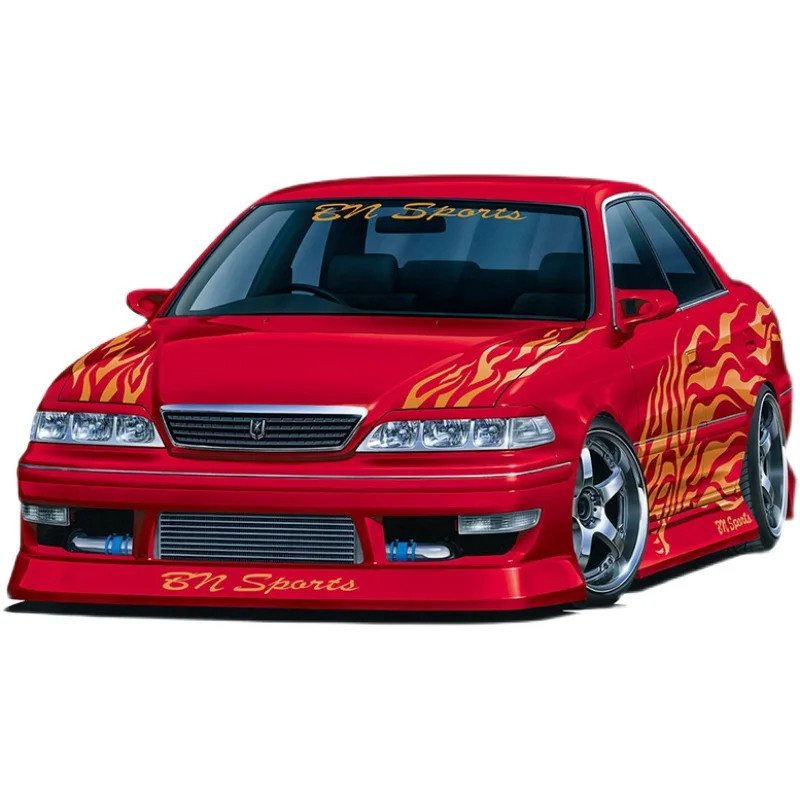 Aoshima-06132 Static Assembled Car Model 1/24 Scale For JZX100 MARKⅡ Bnsports Car Model Kit