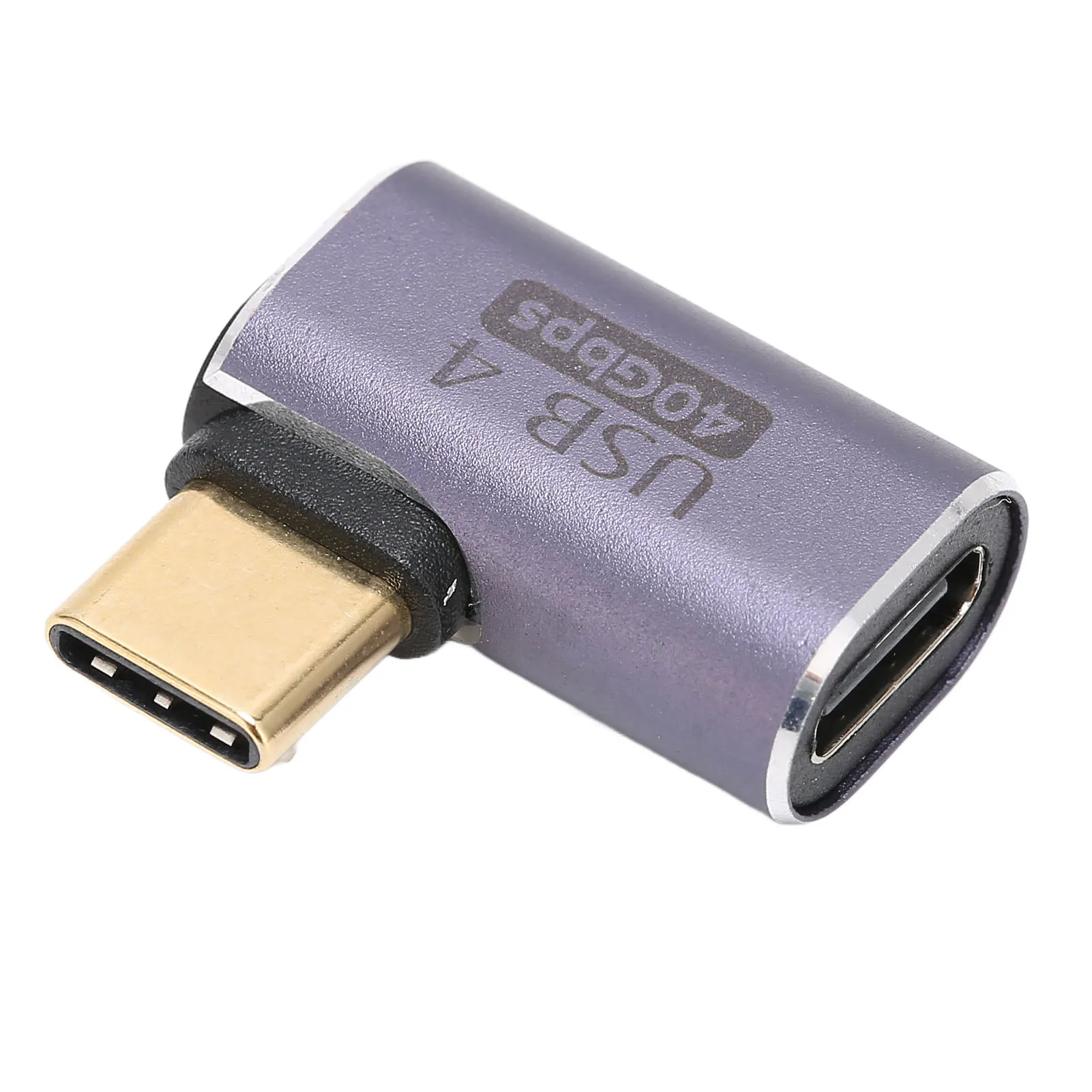 Type C Female To Male Adapter High Speed Transfer Dissipate Rapidly Aluminum Alloy Shell Type C Phone Adapter for Mobile Phone