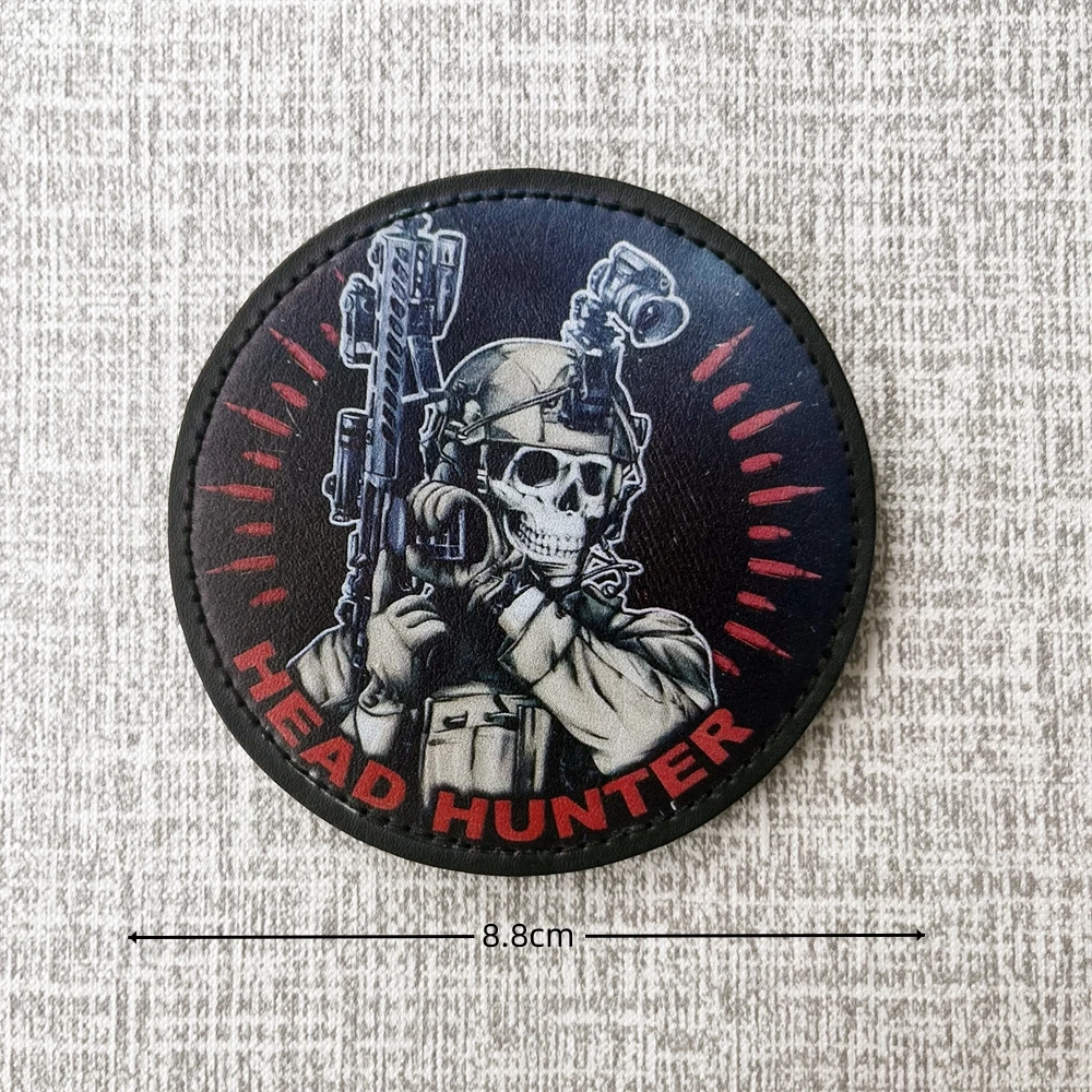 Head Hunter Army Morale Badge Patches Tactical The Expanse ROCINANTE Backpack Printed Hook and Loop Sticker