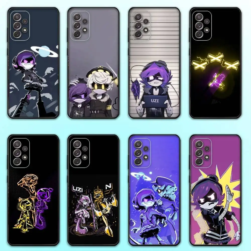 

M-Murder Drones UZI Phone Case For Samsung S 25,24,23,22,30,21,10,9,Ultra,Plus,Lite,FE,4,5 G Soft Black Case