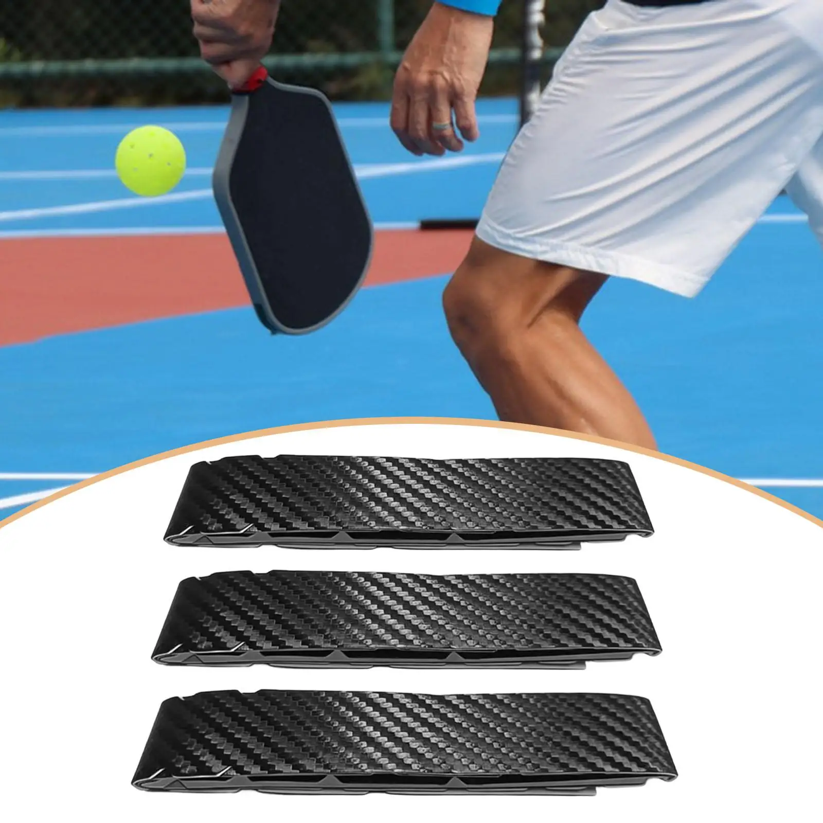 

Pickleball Edge Tapes PU Paddle Guard Tape Universal Racket Protection Strip for Pickle Ball Paddle Accessories