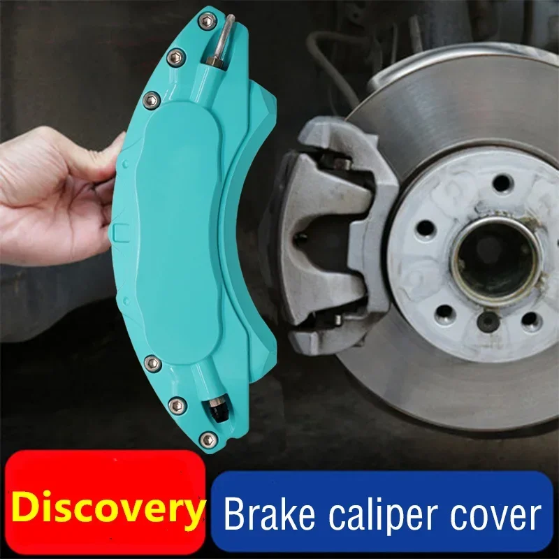 Car Rear Brake Caliper Cover Aluminum Metal 1Pair For Land Rover Discovery 2.0T SE HSE 2018 2019 2020 300PS S 2021