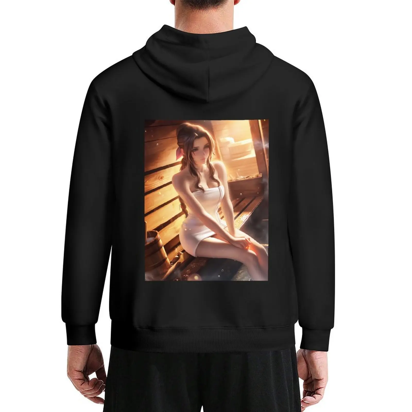 

Hot Spring Aerith Hoodie men wear men's sweat-shirt men's autumn clothes men clothing man hoodie