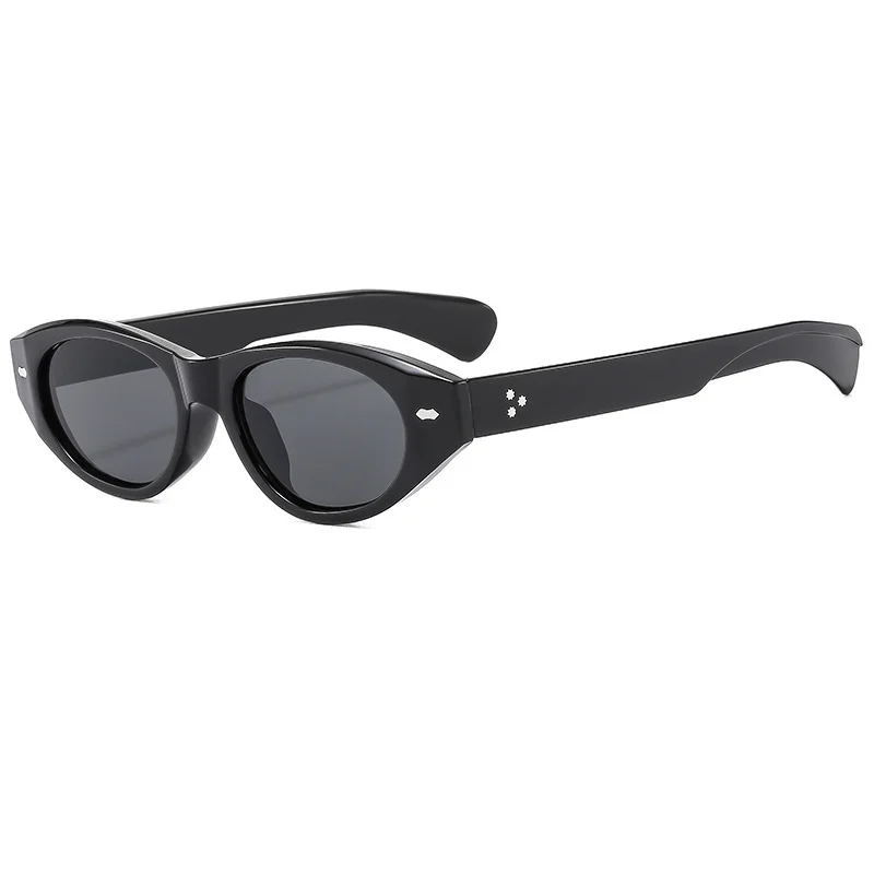 Fashionable Rice Nail Small Frame Sunglasses Sun Protection Sunglasses