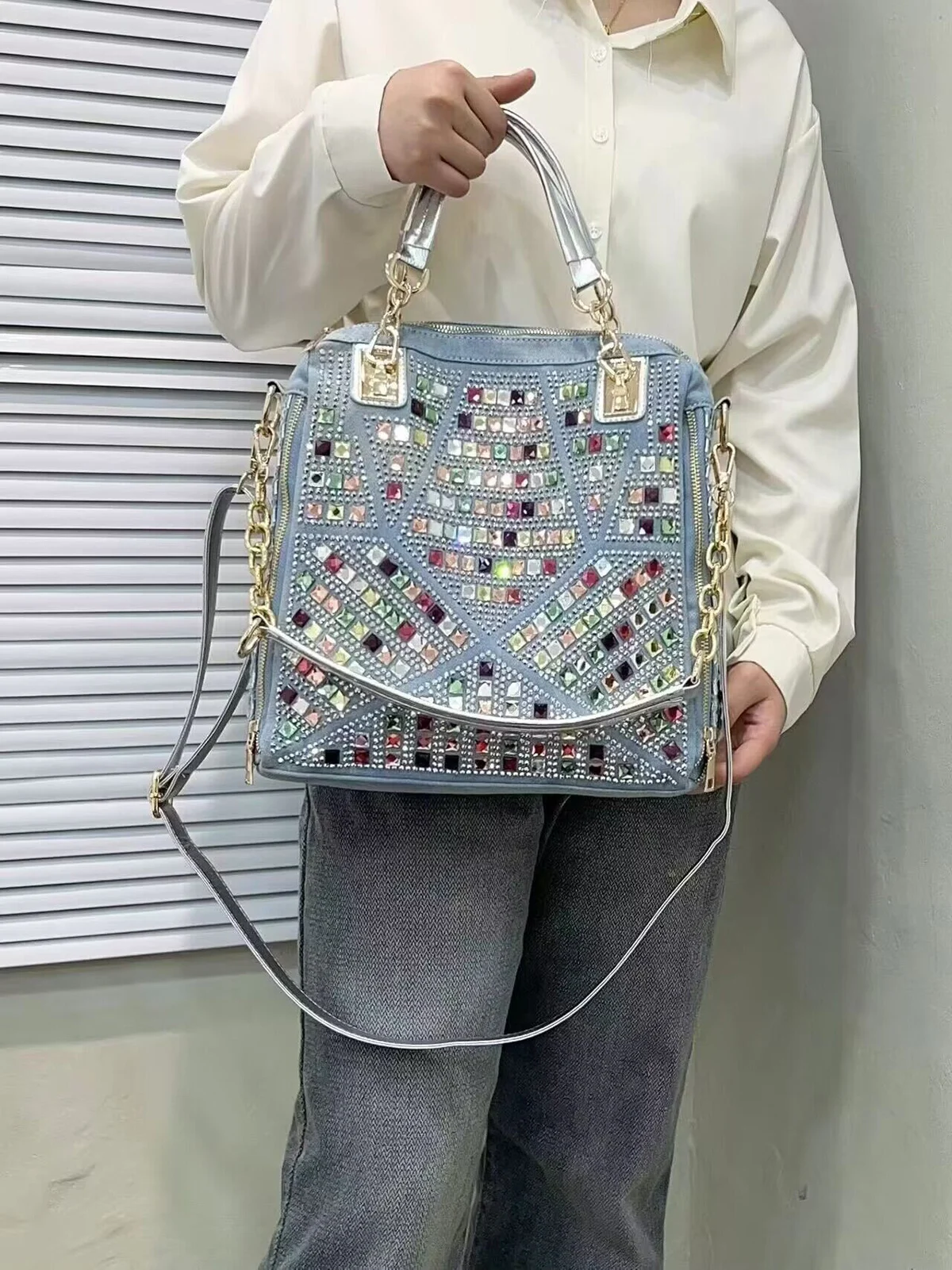 iPinee Bling Purses for Women - Women Bags Jeans ulasan dan harga
