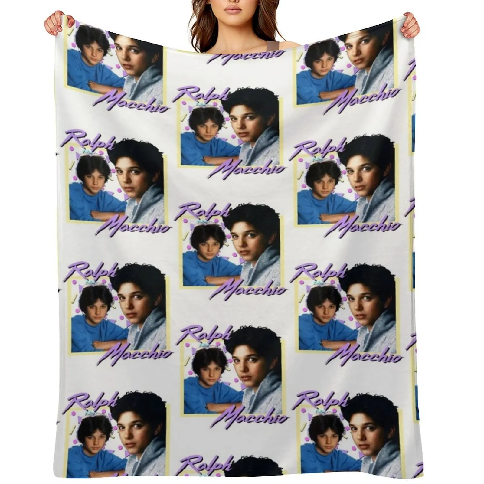 

80s Ralph Macchio Throw Blanket Beautifuls heavy to sleep Flannel Fabric Thin Blankets