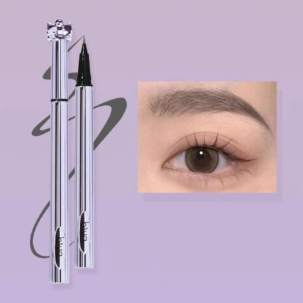 Lápiz líquido para cejas, punta ultrafina para trazos similar al cabello, pomada para cejas salvajes a prueba de manchas y sudor, fácil aplicación para principiantes