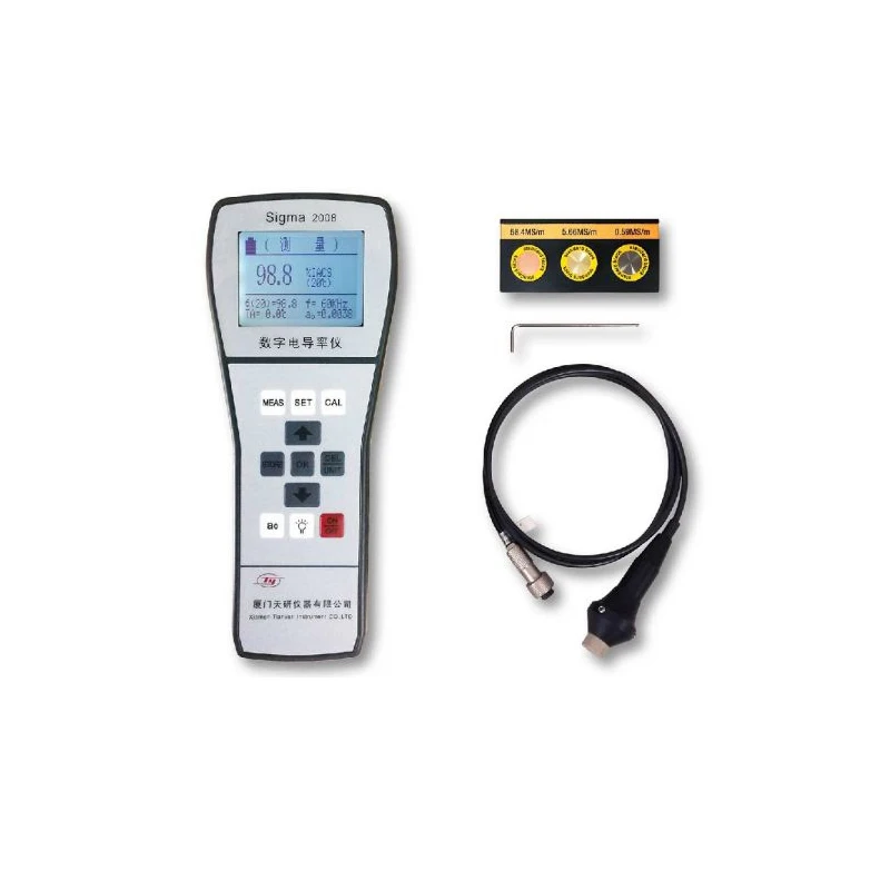 Sigma2008A Digital portable eddy current conductivity tester aluminum Copper conductivity meter  Resistivity tester