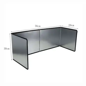 Ztluštěná nerezová kuchyňská přepážka proti oleji, odolná proti stříkajícímu oleji pro smažení, integrovaná přepážka sporáku, odolná vůči vysokým teplotám 8 nejlepší prodej samolepky odolné proti kuchyňskému oleji - №4