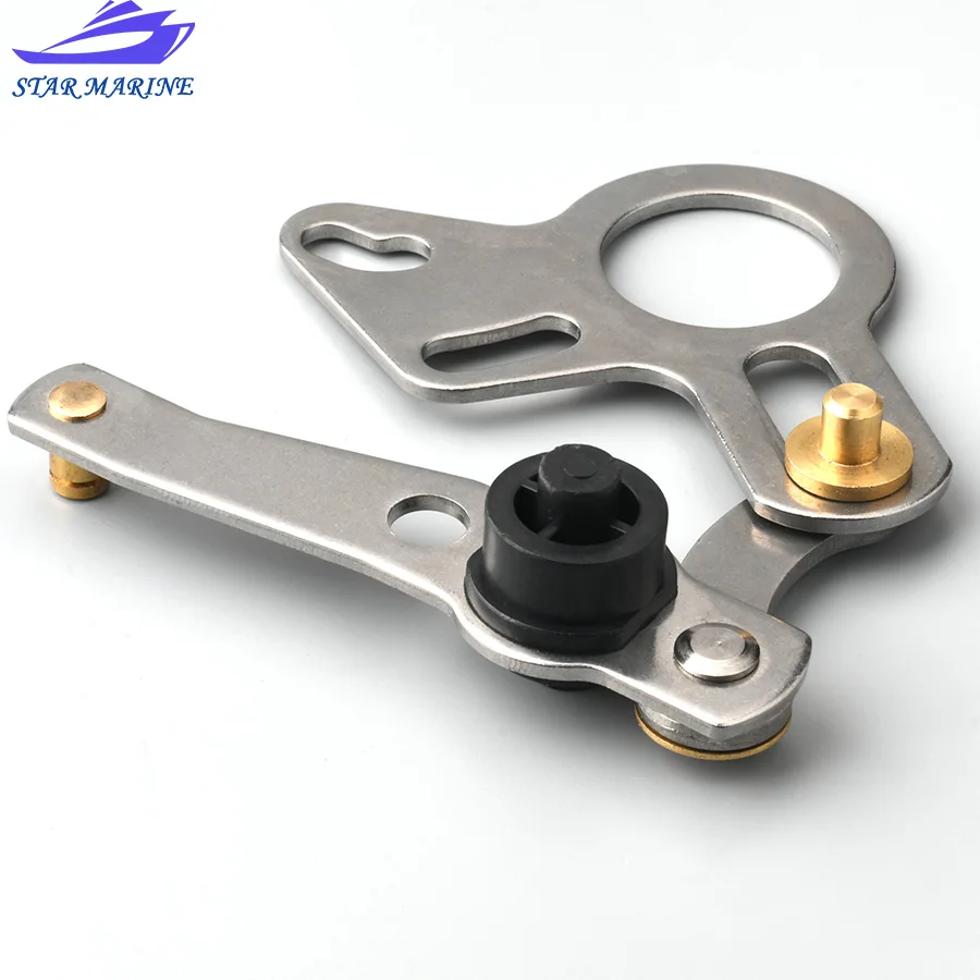 

Throttle Arm 703-48261-11 (Pull To Open) For Yamaha Outboard Motor Control Box 703-48261 703-48261-11 Boat Engine Aftermarket