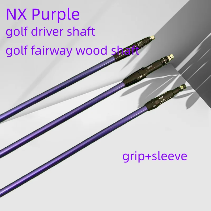 New Golf Shaft NX Purple Violet 40/50/60/70 R/SR/S/X Graphite Shaft Driver Shaft Free Assembly Sleeve and Grip