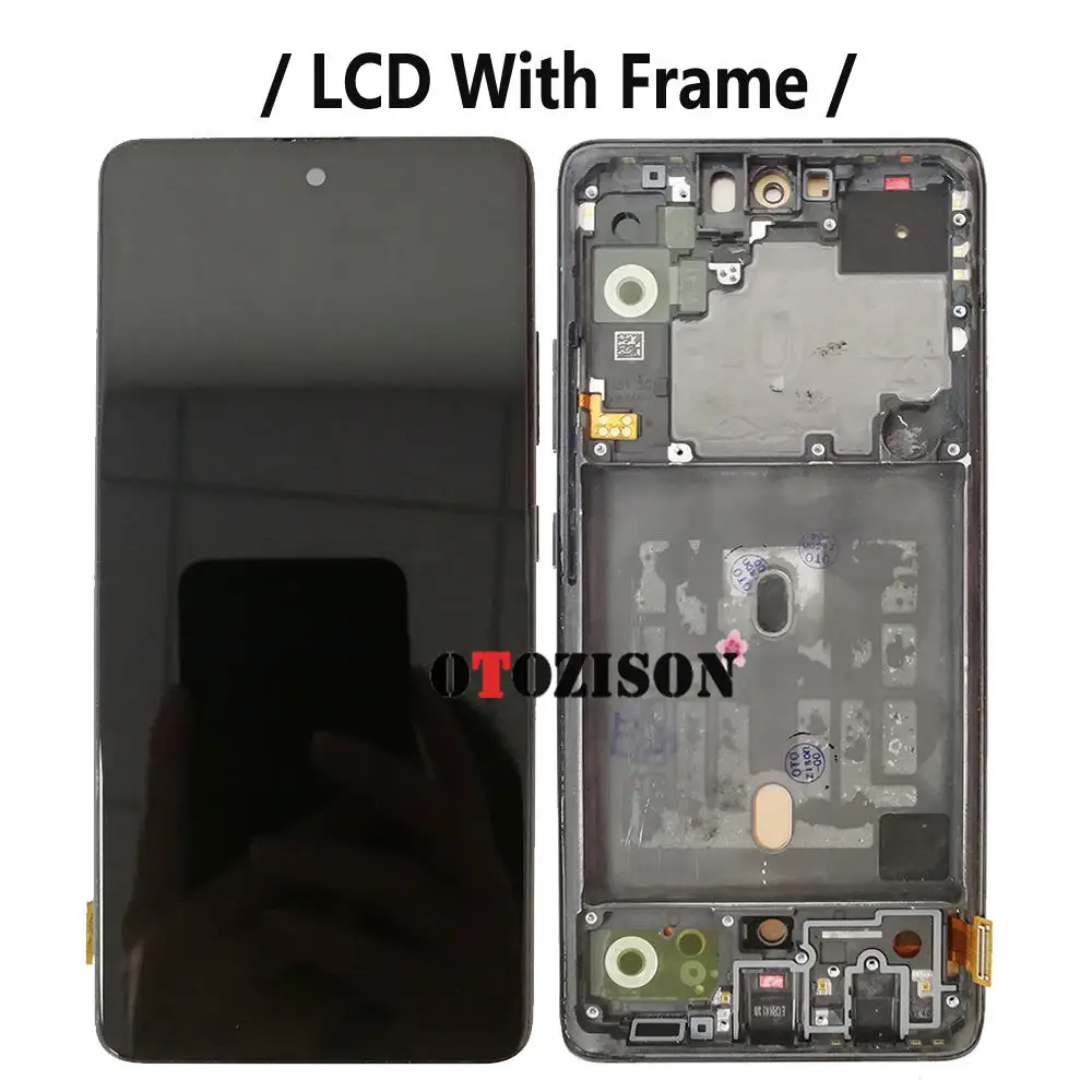 AMOLED A516 LCD With Frame For Samsung Galaxy A51 5G LCD Display Screen SM-A516B/DS SM-A516F/DSN LCD Touch Digitizer Assembly